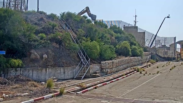 UNIFIL said that Israel used excavators and a bulldozer to destroy part of a fence and concrete structure at a peacekeeping position in southern Lebanon (Pic: UNIFIL)
