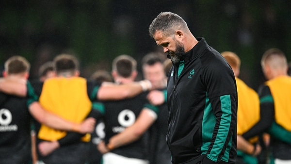 Andy Farrell: 'It's a funny old feeling because we don't tend to have it too much in that dressing room'