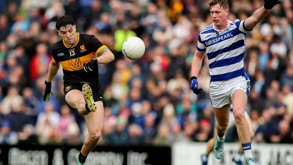 Dr Crokes' Tony Brosnan scores a point against Castlehaven