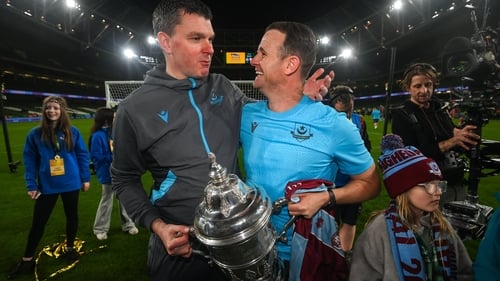 Kevin Doherty alongside assistant Daire Doyle