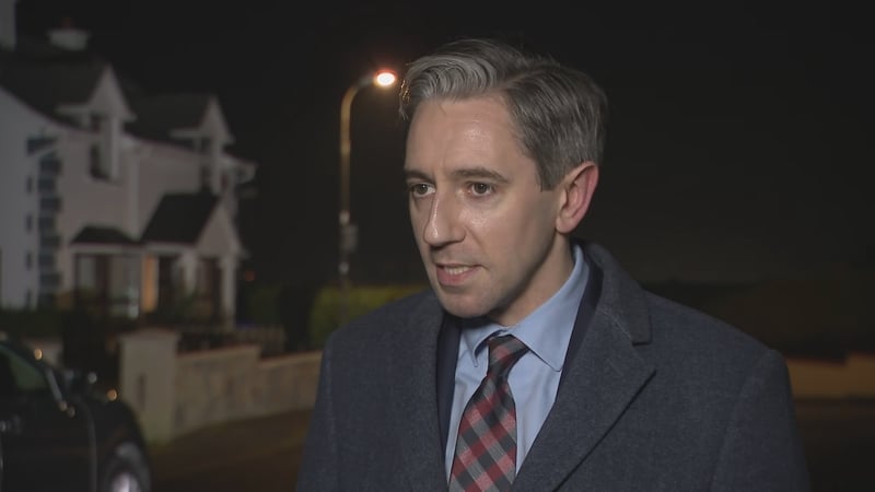 Simon Harris took the call while travelling between canvasses in the northwest of the country