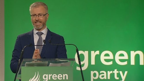 Roderic O'Gorman said his party continues to be a strong voice for climate action