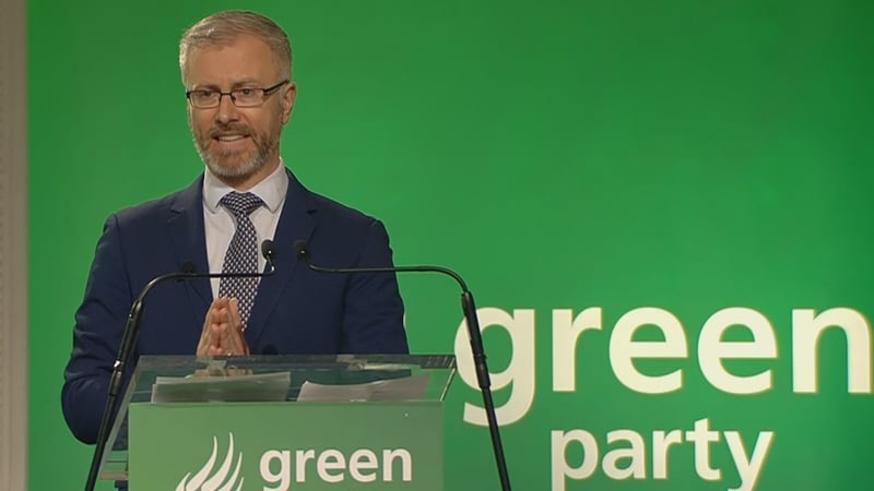 Roderic O'Gorman is the Green Party's only TD following the loss of 11 seats in the general election
