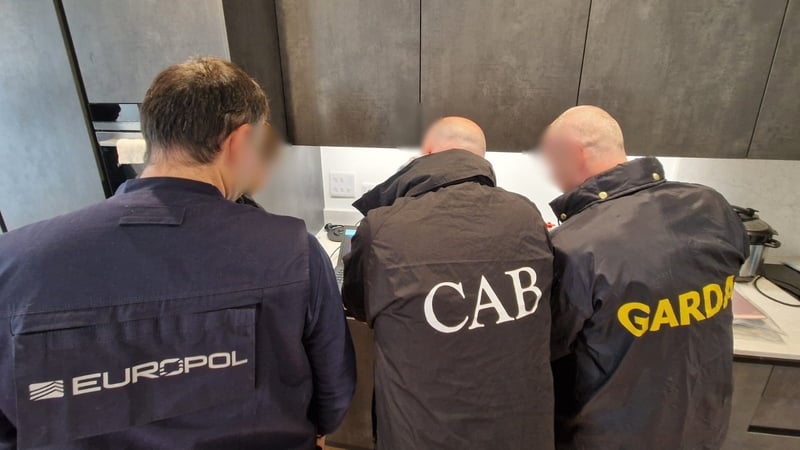 Gardaí, CAB and Europol members all took part in the search in Blackrock, south Dublin