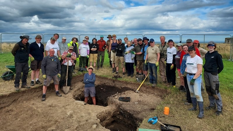 The large fig fragment was found during an archaeological excavation in Drumanagh