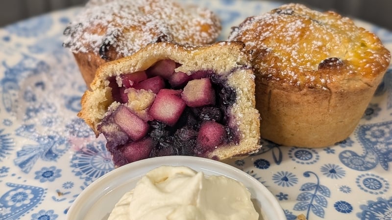 Mags' apple and blackberry pie: Today