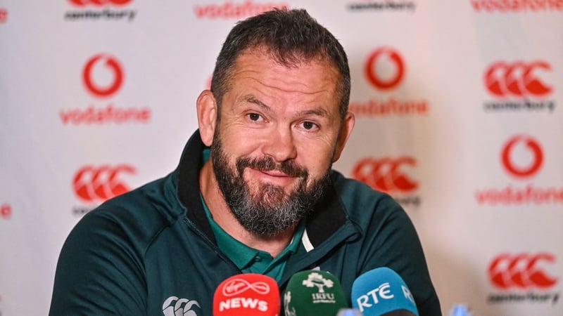 Andy Farrell has made one change to his side for Friday's meeting with Argentina