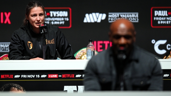 Taylor: 'I can't believe I'm on the same card as Mike Tyson, such a legend and icon of the sport'