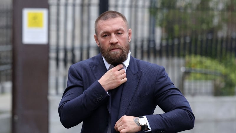 Conor McGregor pictured leaving court after giving evidence (Pic: RollingNews.ie)