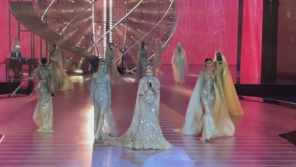 Celine Dion performed at a special event for designer Elie Saab