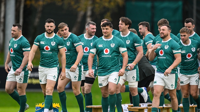 The Ireland squad held their captain's run at UCD on Thursday