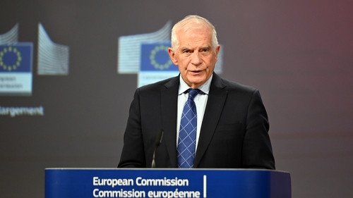 The proposal is contained in a letter in which Mr Borrell claims there were 'serious concerns about possible breaches of international humanitarian law in Gaza'