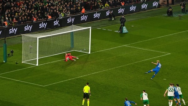 Caoimhín Kelleher ensured Ireland finished in third place in the group