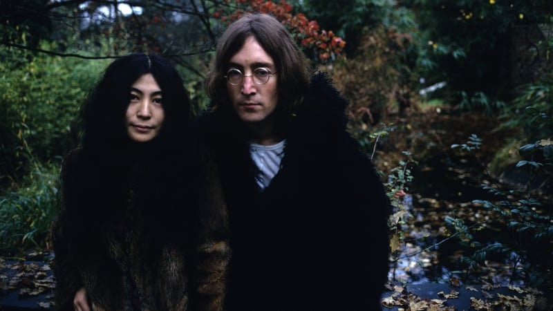 Yoko Ono and John Lennon pictured together in 1968