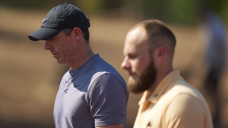 McIlroy was in the final pairing with Tyrrell Hatton who is also in contention