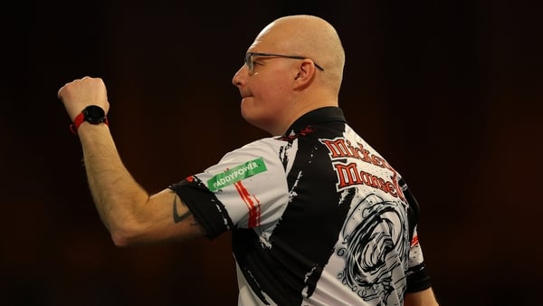 Mickey Mansell has progressed at the Belgian Darts Open