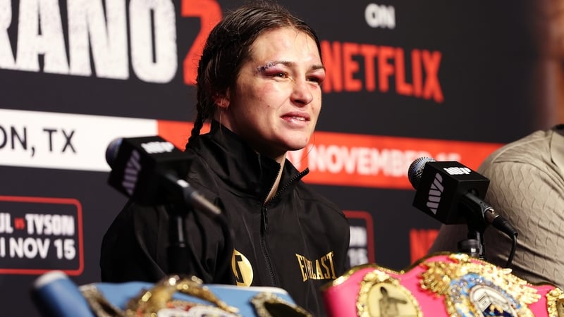 Fágann bua na hoíche aréir go bhfuil scór de 24-1-0 ag Katie Taylor