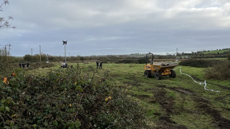 The search at Ring Commons, Balrothery East resumed this morning