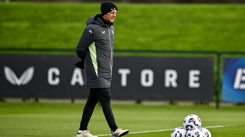 Heimir Hallgrimsson opted to train in Dublin ahead before flying to London on the eve of the game