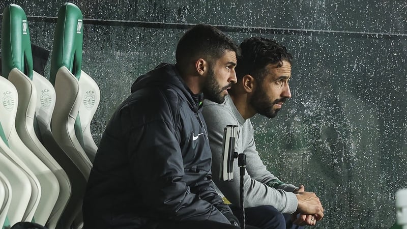 Carlos Fernandes (l) will serve as Ruben Amorim's assistant