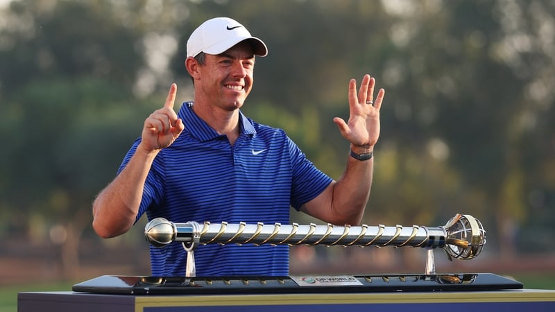 Rory McIlroy held his nerve when it mattered at the Jumeirah Golf Estates
