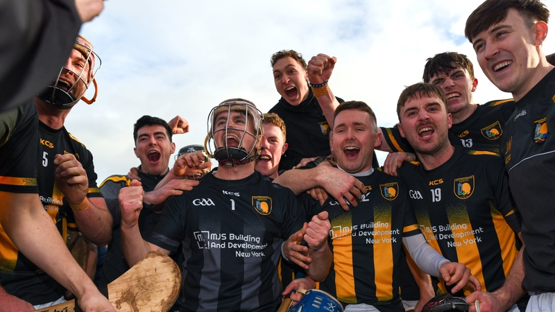 Castletown Geoghegan players celebrate after beating Thomastown
