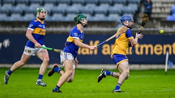 Ciaran Stacey firing home Na Fianna's opening goal