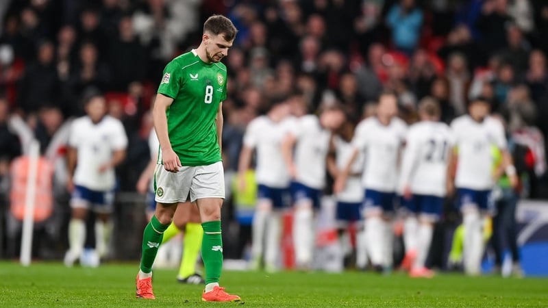 Jayson Molumby cut a dejected figure as England ran riot at Wembley