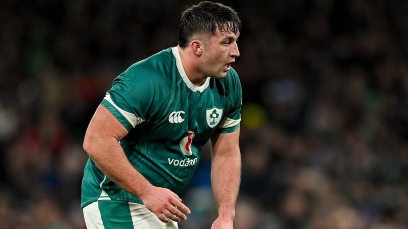 Thomas Clarkson was not in Andy Farrell's original squad but made his debut on Friday night