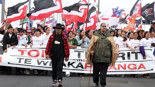 The march, or hikoi, began last week in the country's far north