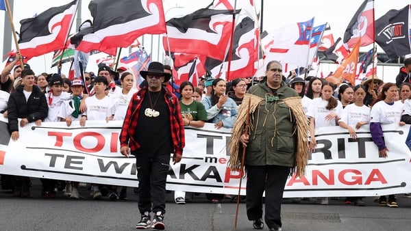 The march, or hikoi, began last week in the country's far north