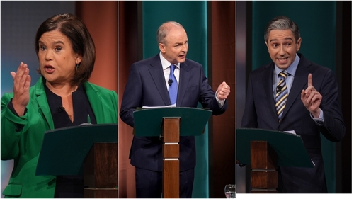 One of Mary Lou McDonald, Micheál Martin and Simon Harris will be elected Taoiseach following the election