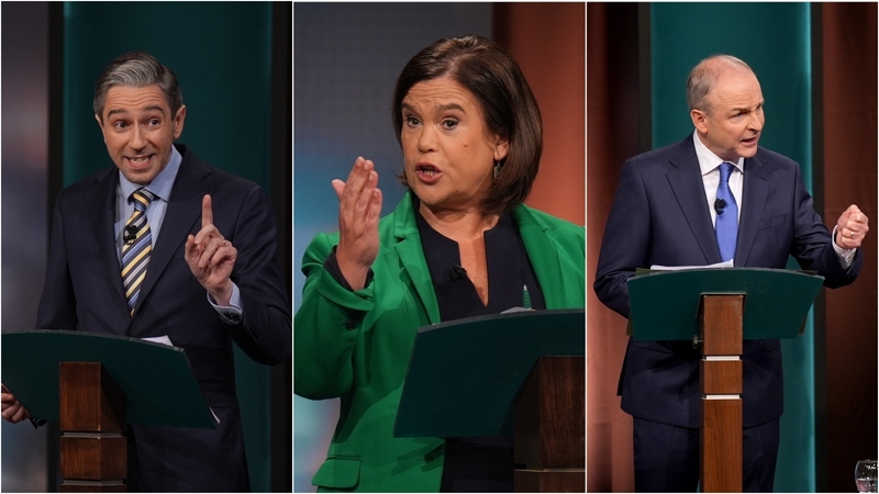 There may have been ten leaders in the debate, but three dominated