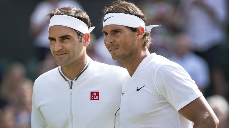 Roger Federer and Rafael Nadal