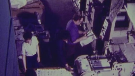 Printing The Local News in Drogheda, 1984