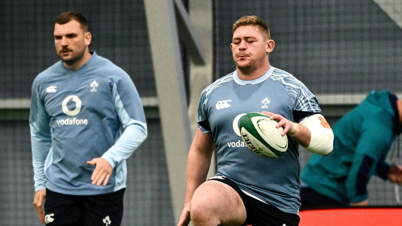 Tadhg Furlong (right) has returned to full training