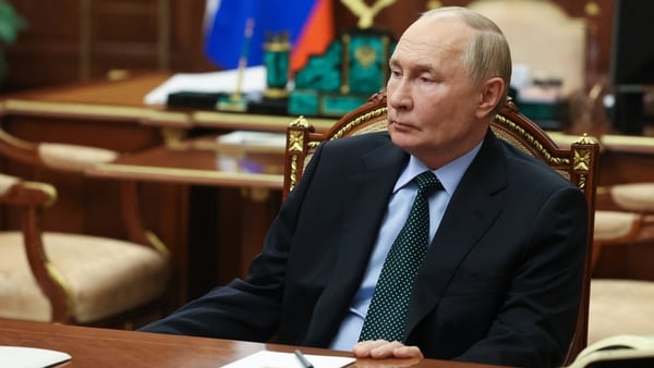 Russian President Vladimir Putin signed a decree outlining that Russia will consider using nuclear weapons against a non-nuclear state (file photo)