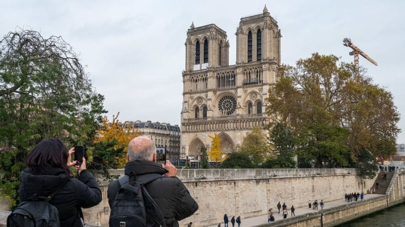 14 to 15 million people a year are expected to visit Notre Dame once it reopens next month