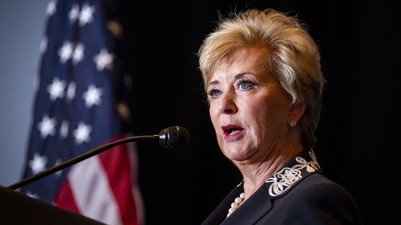 Linda McMahon is a co-chair of Mr Trump's transition team ahead of his return to the White House
