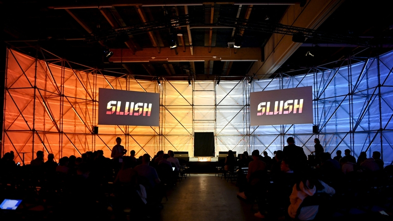 Slush, held in Finland is one of Europe's largest start-up events
