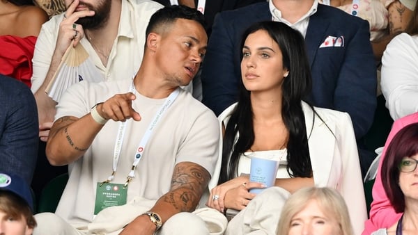 Jenas pictured with Ellie Penfold