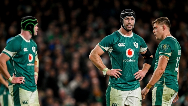 Caelan Doris (centre) says Ireland are addressing their discipline problems