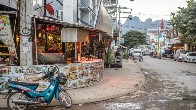 Vang Vieng is a popular town for backpackers (File image)