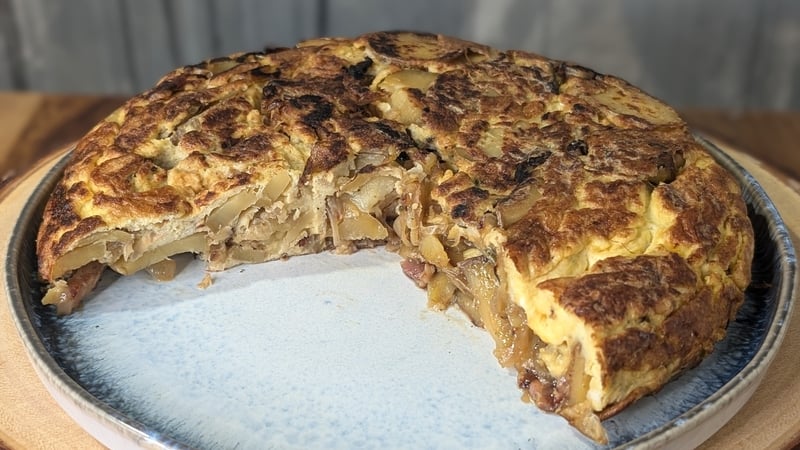 Kevin Dundon's bacon and potato omelette: Today