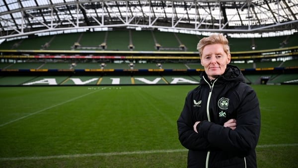 Republic of Ireland head coach Eileen Gleeson at the Aviva Stadium