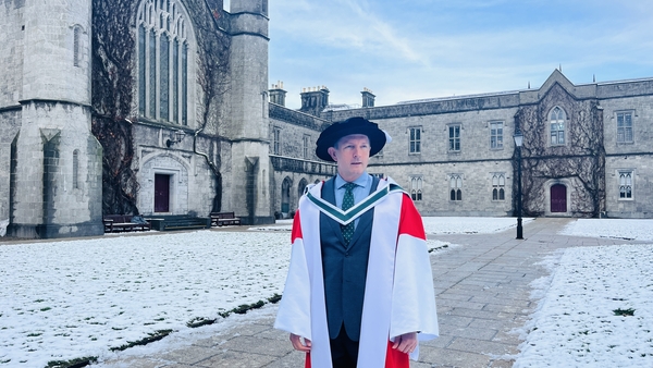 Tony Connelly was recognised for his contribution to journalism