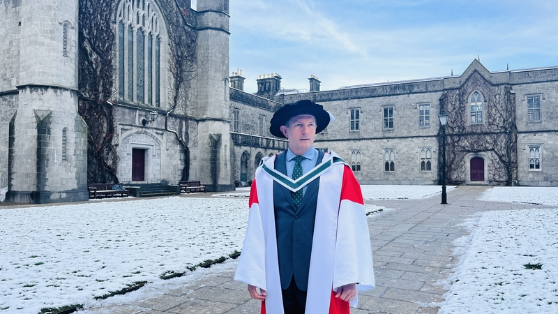 Tony Connelly was recognised for his contribution to journalism