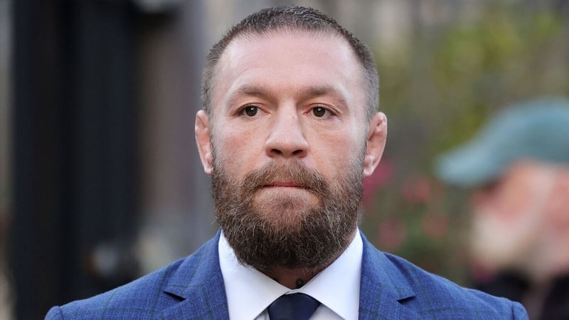 Conor McGregor pictured during the civil case last November (File: RollingNews.ie)