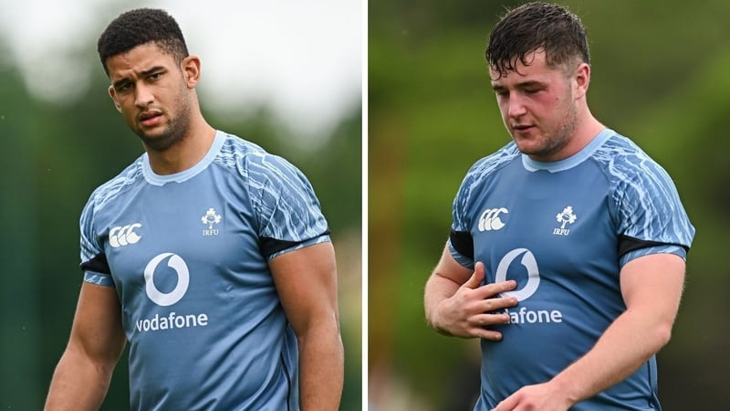 Cormac Izuchukwu (l) and Gus McCarthy are set for their first taste of international rugby