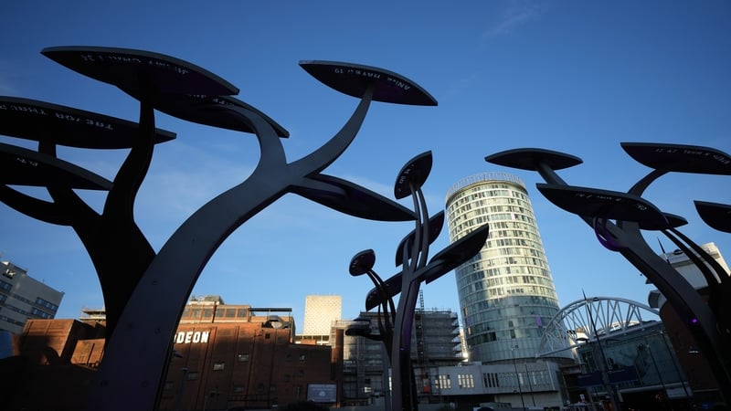 An official memorial service was held in the city centre at the 'Tree' sculpture memorial